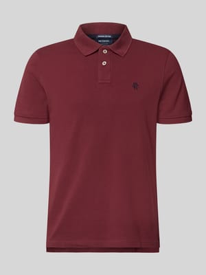 koszulka polo o kroju regular fit z wyhaftowanym logo Shop The Look MANNEQUINE