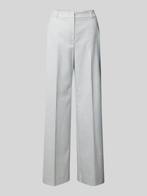 Stoffen broek met achterzakken Shop The Look MANNEQUINE