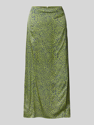 Midirock aus Viskose-Mix mit Seiden-Anteil Shop The Look MANNEQUINE