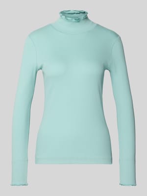 Shirt met lange mouwen en opstaande kraag Shop The Look MANNEQUINE