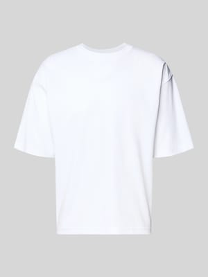 Relaxed Fit T-Shirt mit Rundhalsausschnitt Shop The Look MANNEQUINE