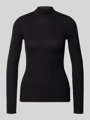 Slim Fit Strickpullover aus reiner Baumwolle Modell 'ALAANIA' Shop The Look MANNEQUINE