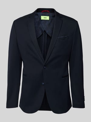 Slim fit 2-knoops colbert met paspelzakken, model 'Data' Shop The Look MANNEQUINE