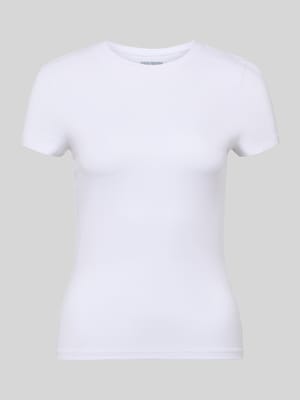 T-shirt o kroju slim fit z mieszanki bawełny Shop The Look MANNEQUINE