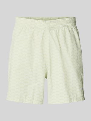 Szorty o kroju regular fit z wyhaftowanym logo Shop The Look MANNEQUINE