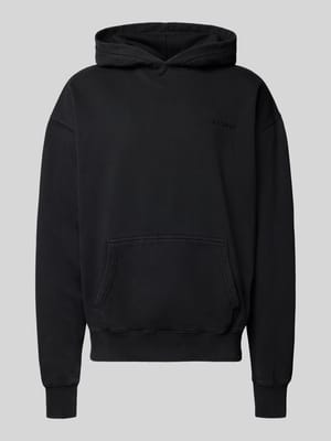 Bluza o kroju oversized z kapturem, logo i kieszenią kangurką Shop The Look MANNEQUINE
