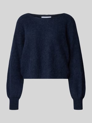 Strickpullover mit gerippten Abschlüssen Modell 'FARADAY' Shop The Look MANNEQUINE