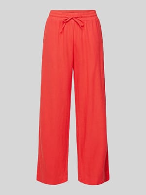 Straight Leg Leinenhose mit Eingrifftaschen Modell 'Lava' Shop The Look MANNEQUINE