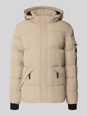 Kurtka pikowana z kapturem model ‘CAMDEN’ Shop The Look MANNEQUINE