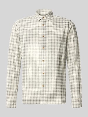 Slim Fit Freizeithemd aus reiner Baumwolle Modell 'GUDMUND' Shop The Look MANNEQUINE