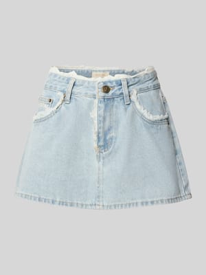 Jeansrock mit Label-Stitching Shop The Look MANNEQUINE