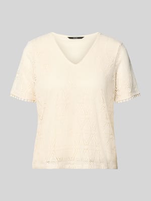 Regular Fit T-Shirt in Heckel-Optik Modell 'MAYA' Shop The Look MANNEQUINE