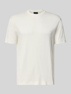 T-Shirt mit Logo-Stitching Shop The Look MANNEQUINE