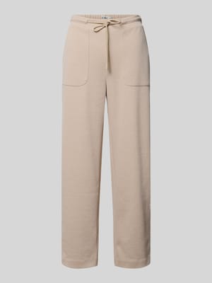 Hose mit elastischem Bund Modell 'KATE PIQUE' Shop The Look MANNEQUINE