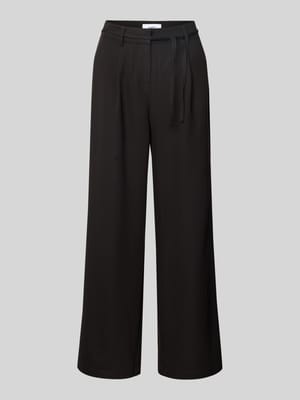 Flared Stoffhose mit Kordelzug Modell 'Andriana' Shop The Look MANNEQUINE