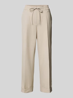 Stoffen broek met persplooi, model 'Melosa' Shop The Look MANNEQUINE