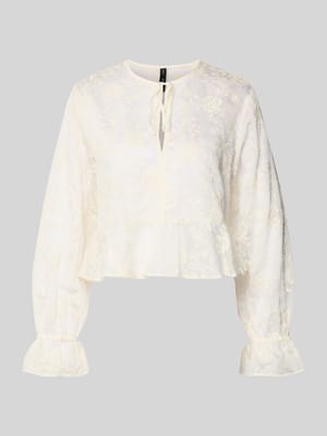 Blusenshirt aus Lyocell-Mix Modell 'VIVIENNE' Shop The Look MANNEQUINE