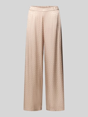 Wide Leg Pyjama-Hose aus reiner Viskose Modell 'MONOGRAM_PANTS' Shop The Look MANNEQUINE