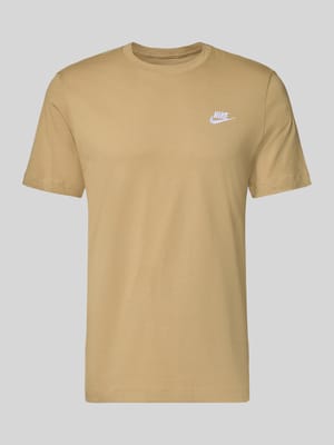 Regular Fit T-Shirt aus reiner Baumwolle Shop The Look MANNEQUINE