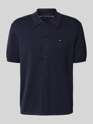 Regular fit overshirt van puur gebreid katoen Shop The Look MANNEQUINE