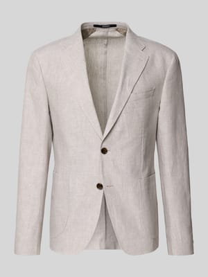 Slim Fit 2-Knopf-Sakko aus Leinen Modell 'Hoverest' Shop The Look MANNEQUINE