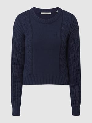 Korte pullover met extra brede schouders  Shop The Look MANNEQUINE