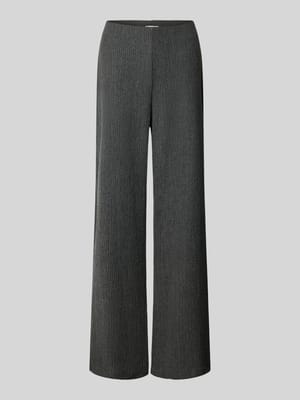 Hose mit Strukturmuster und elastischem Bund Shop The Look MANNEQUINE