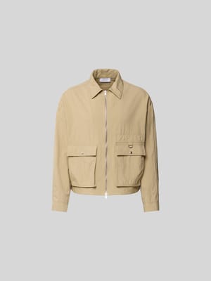 Regular Fit Jacke mit Umlegekragen Shop The Look MANNEQUINE