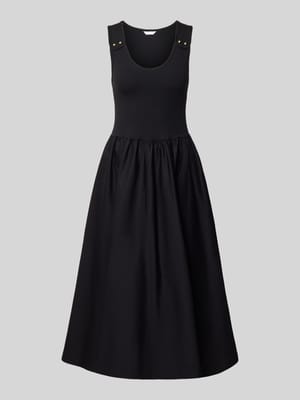 A-lijn vrijetijdsjurk van viscosemix Shop The Look MANNEQUINE