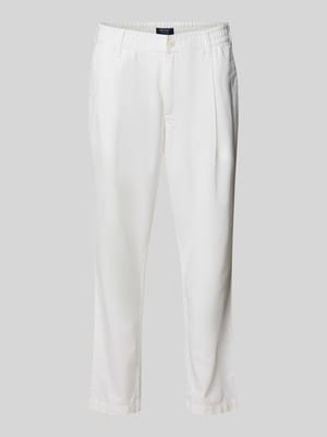 Leinenhose aus Leinen-Mix Shop The Look MANNEQUINE