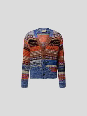 Strickjacke mit Allover-Muster Shop The Look MANNEQUINE