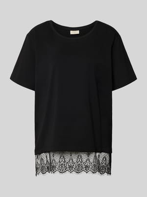 T-Shirt mit Spitze Modell 'SURE' Shop The Look MANNEQUINE