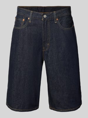 Szorty jeansowe o kroju baggy z czystej bawełny model '470' Shop The Look MANNEQUINE