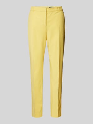 Slim fit pantalon met persplooien Shop The Look MANNEQUINE