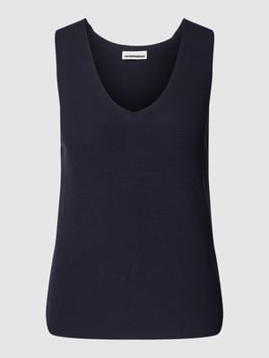 Tanktop mit Strukturmuster Modell 'WILMA' Shop The Look MANNEQUINE