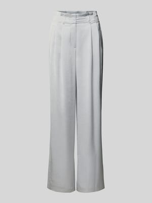 Wide Fit Stoffhose mit gelegten Falten Shop The Look MANNEQUINE