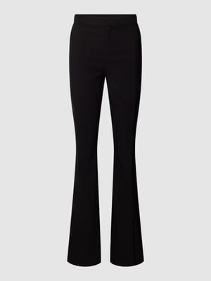 Flared cut broek met elastische band Shop The Look MANNEQUINE