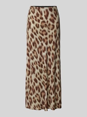 Maxirock aus Viskose mit Animal-Print Shop The Look MANNEQUINE