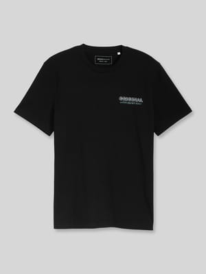 Regular Fit T-Shirt aus reiner Baumwolle Shop The Look MANNEQUINE