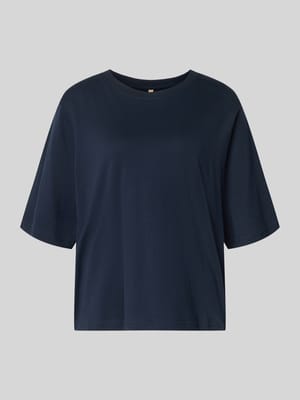 Pudełkowy krój t-shirt z bawełny ekologicznej model 'Derby' Shop The Look MANNEQUINE