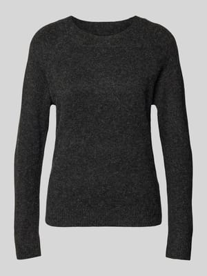 Gebreide pullover met lange mouwen, model 'DOFFY' Shop The Look MANNEQUINE