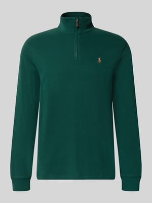 Relaxed Fit Troyer aus reiner Baumwolle Shop The Look MANNEQUINE