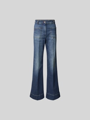 Wide Fit Jeans mit Knopfverschluss Shop The Look MANNEQUINE