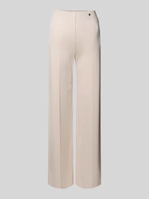 Stoffhose aus Viskose-Mix mit Bügelfalten Shop The Look MANNEQUINE