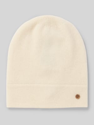 Kasjmier muts met labelapplicatie Shop The Look MANNEQUINE