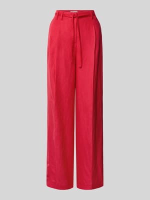 Wide Leg Hose aus Leinen-Mix mit Gürtel Shop The Look MANNEQUINE