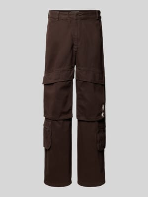 Baggy Fit Cargohose mit Label-Print Shop The Look MANNEQUINE