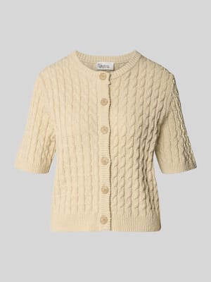 Cardigan aus Baumwoll-Leinen-Mix Modell 'Diva' Shop The Look MANNEQUINE