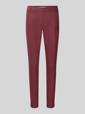 Spodnie garniturowe o kroju slim fit z mieszanka bawełny Shop The Look MANNEQUINE