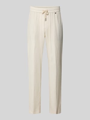 Relaxed Fit Hose mit elastischem Bund Modell 'ELLIOT' Shop The Look MANNEQUINE